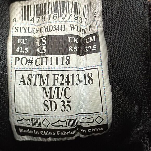 Carhartt Footwear CMD3441 Force® SD Work Shoes Men Size 9.5 - Picture 9 of 11